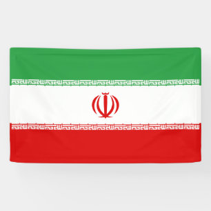 Banderoles Drapeau de l'Iran