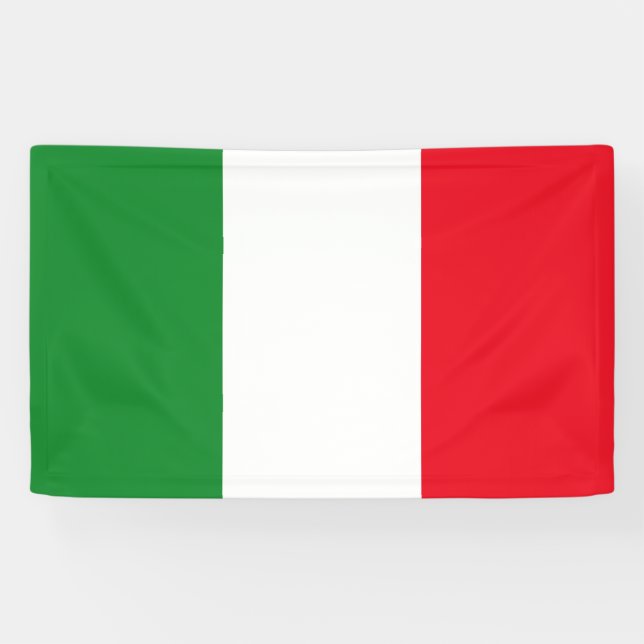 Banderoles Drapeau de l'Italie (Horizontal)
