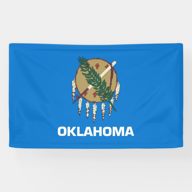Banderoles Drapeau de l'Oklahoma (Horizontal)