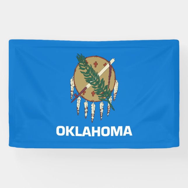 Banderoles Drapeau de l'Oklahoma (Horizontal)