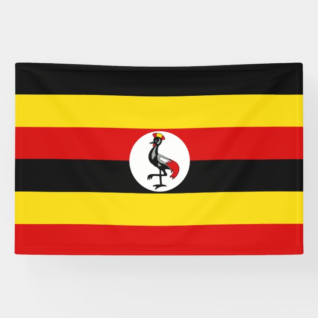 Banderoles Drapeau de l'Ouganda (Horizontal)