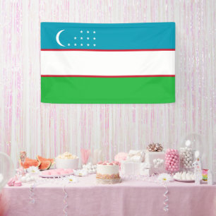 Banderoles Drapeau de l'Ouzbékistan