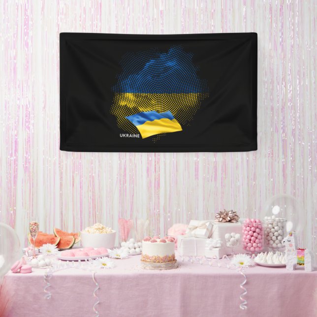 Banderoles Drapeau de l'Ukraine (Fête)