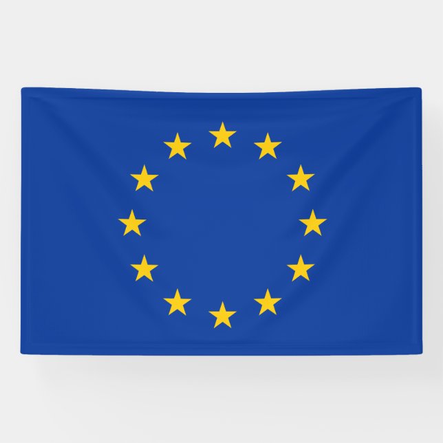 Banderoles Drapeau de l'Union européenne (Horizontal)