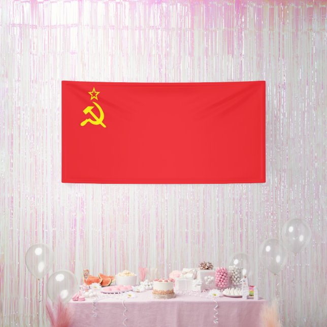 Banderoles drapeau de l'URSS (Fête)