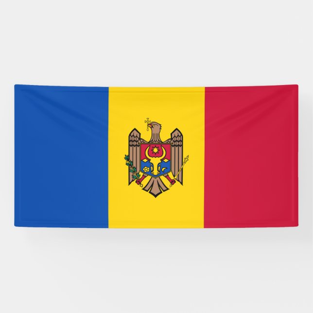 Banderoles Drapeau de Moldova (Horizontal)