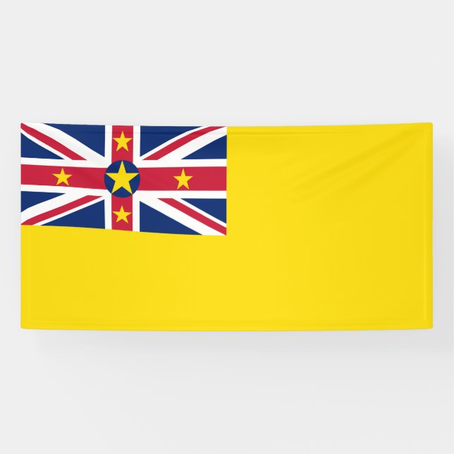 Banderoles Drapeau de Niue (Horizontal)