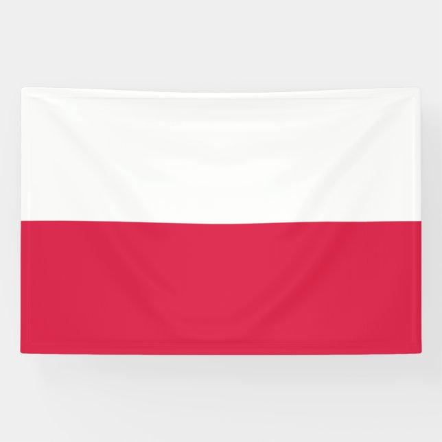 Banderoles Drapeau de Pologne (Horizontal)