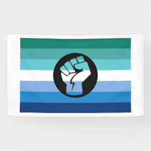 Banderoles Drapeau de protestation gay masculin