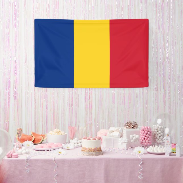 Banderoles Drapeau de Roumanie (Fête)