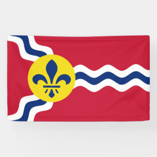 Banderoles Drapeau de Saint-Louis, Missouri