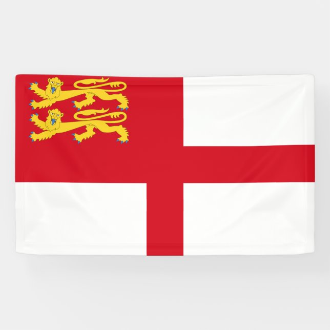 Banderoles Drapeau de Sercq (Horizontal)