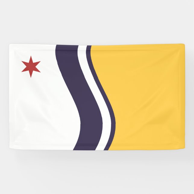 Banderoles Drapeau de South Bend (Indiana) (Horizontal)