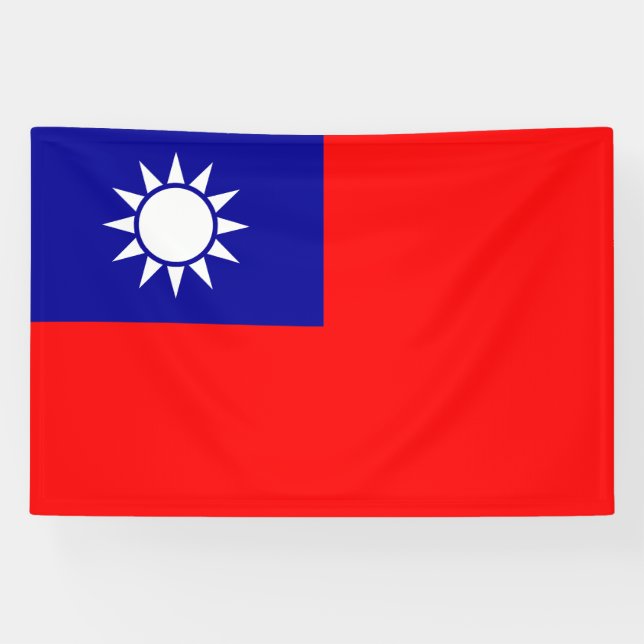 Banderoles Drapeau de Taïwan (Horizontal)