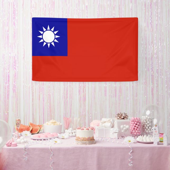 Banderoles Drapeau de Taïwan (Fête)