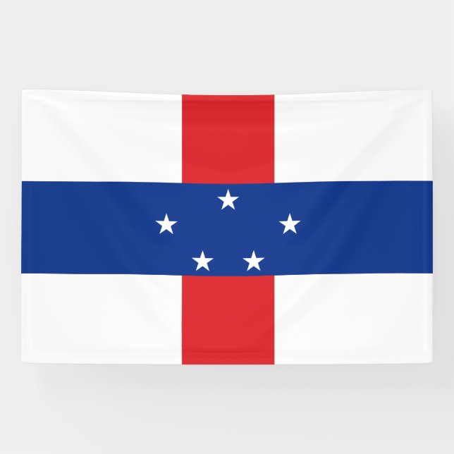 Banderoles Drapeau des Antilles néerlandaises (Horizontal)