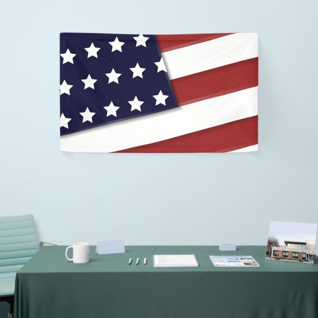 Banderoles Drapeau des États-Unis  (Salon professionnel)
