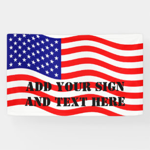 Banderoles Drapeau des Etats-Unis d'Amérique - vos idées