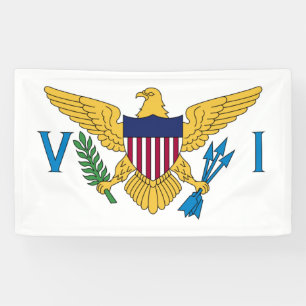 Banderoles Drapeau des îles Vierges américaines