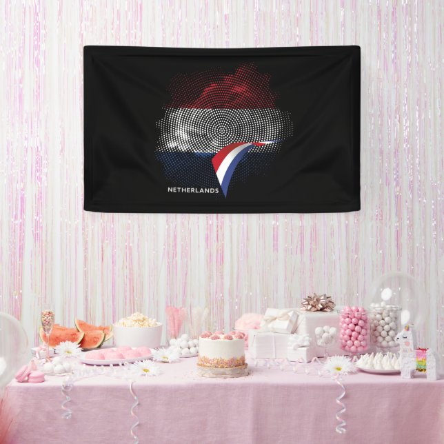 Banderoles Drapeau des Pays-Bas (Fête)