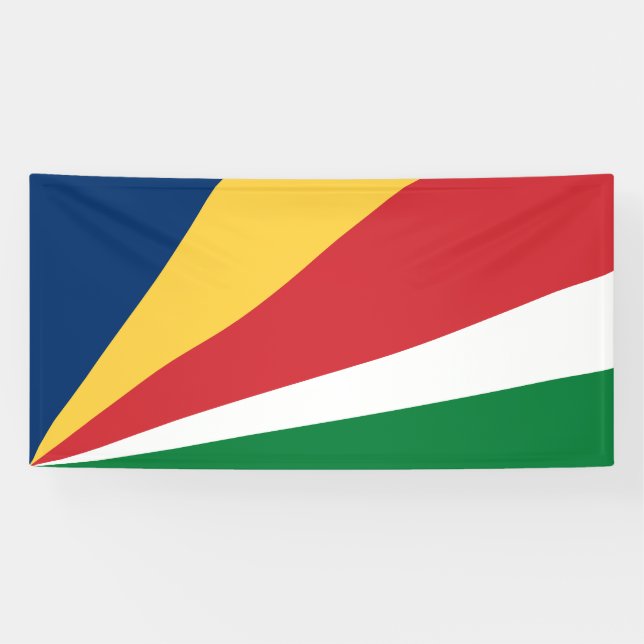 Banderoles Drapeau des Seychelles (Horizontal)