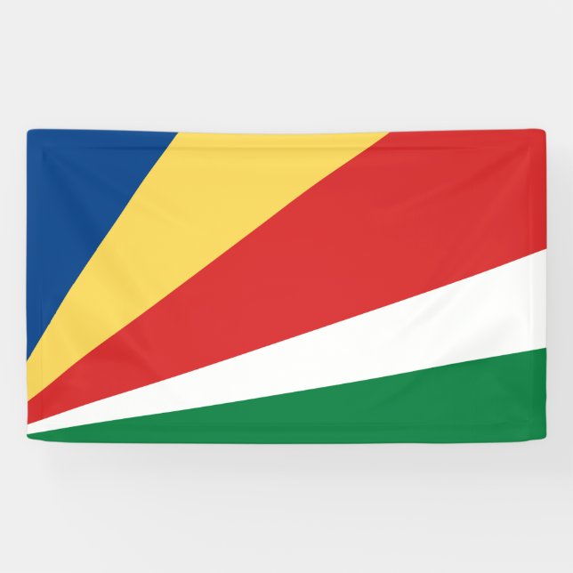 Banderoles Drapeau des Seychelles (Horizontal)