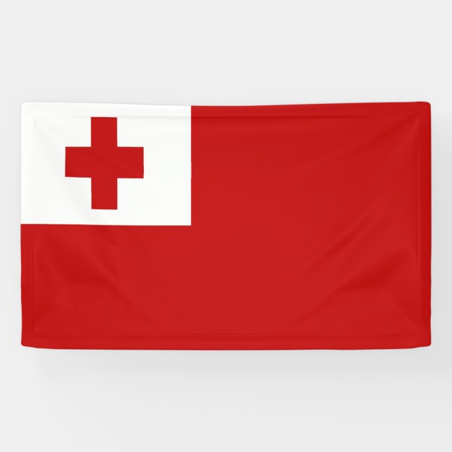 Banderoles Drapeau des Tonga (Horizontal)