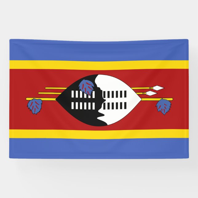 Banderoles Drapeau d'Eswatini (Horizontal)