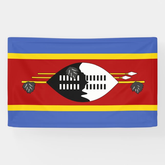 Banderoles Drapeau d'Eswatini (Horizontal)