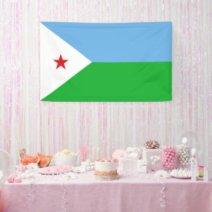 Banderoles Drapeau Djibouti