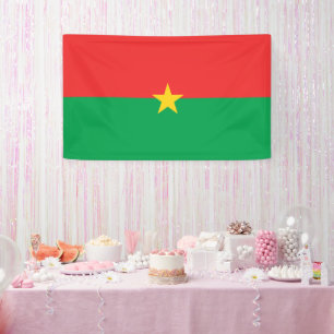 Banderoles drapeau du Burkina Faso