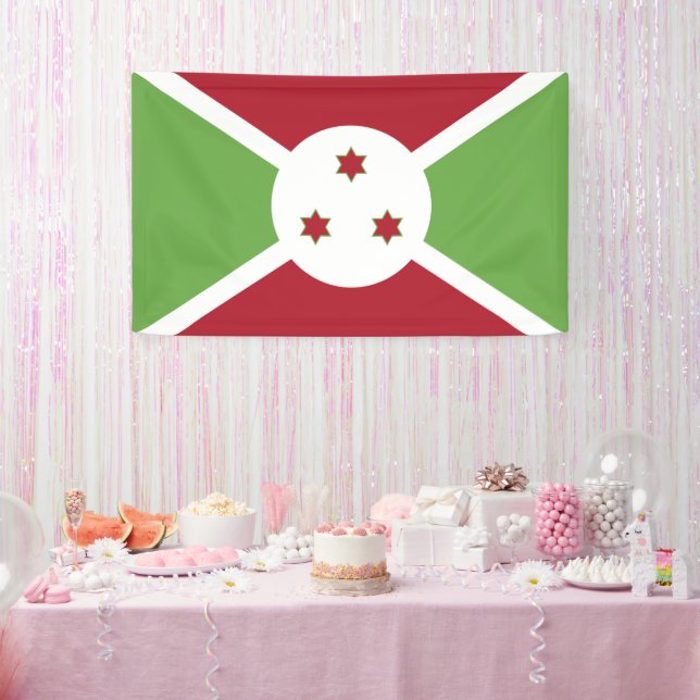 Banderoles Drapeau du Burundi (Fête)