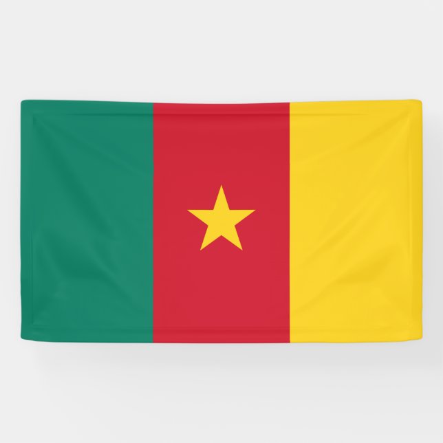 Banderoles Drapeau du Cameroun (Horizontal)