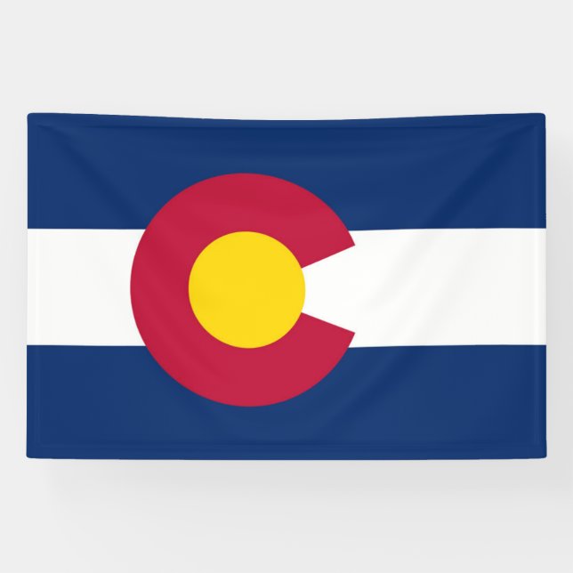 Banderoles Drapeau du Colorado (Horizontal)
