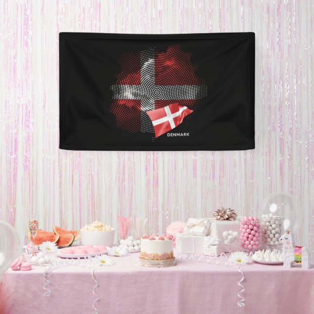 Banderoles Drapeau du Danemark (Fête)