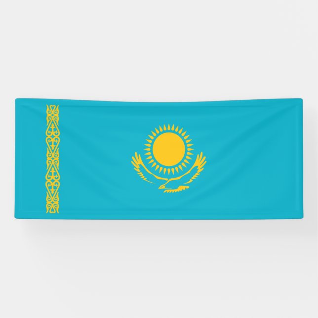 Banderoles Drapeau du Kazakhstan (Horizontal)
