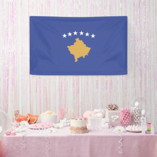 Banderoles drapeau du Kosovo