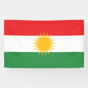 Banderoles Drapeau du Kurdistan