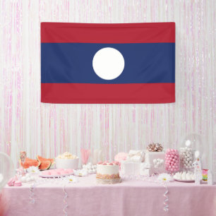 Banderoles Drapeau du Laos