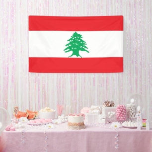 Banderoles Drapeau du Liban