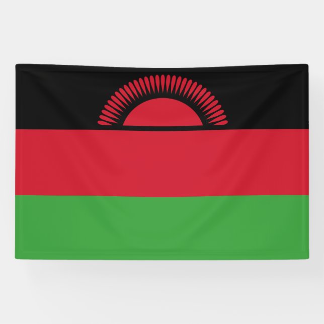 Banderoles Drapeau du Malawi (Horizontal)