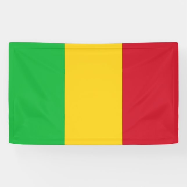 Banderoles Drapeau du Mali (Horizontal)