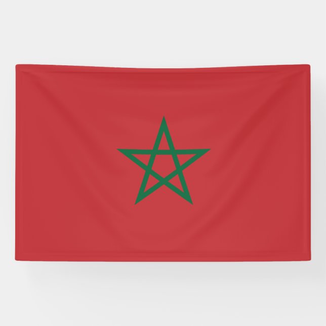 Banderoles Drapeau du Maroc (Horizontal)
