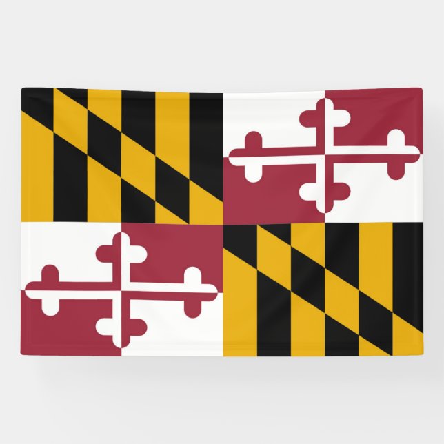 Banderoles Drapeau du Maryland (Horizontal)