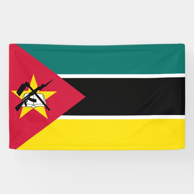Banderoles Drapeau du Mozambique (drapeau national) (Afrique) (Horizontal)
