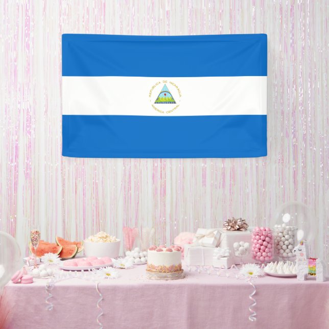 Banderoles Drapeau du Nicaragua (Fête)