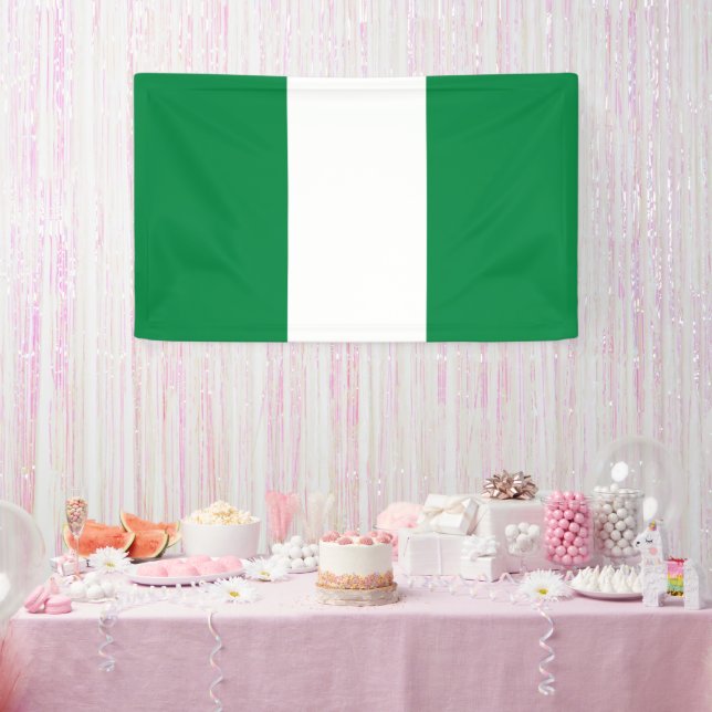 Banderoles Drapeau du Nigeria (Fête)