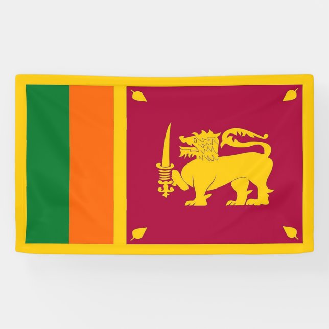 Banderoles Drapeau du Sri Lanka (Horizontal)