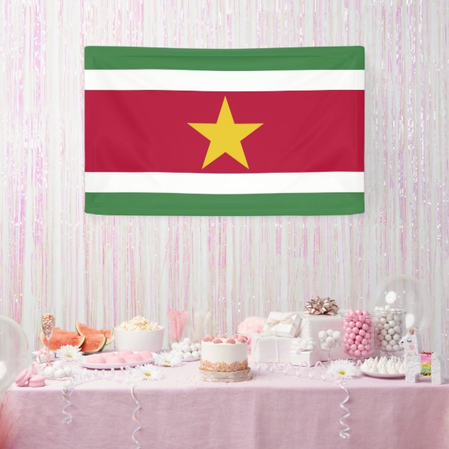 Banderoles drapeau du Suriname (Fête)
