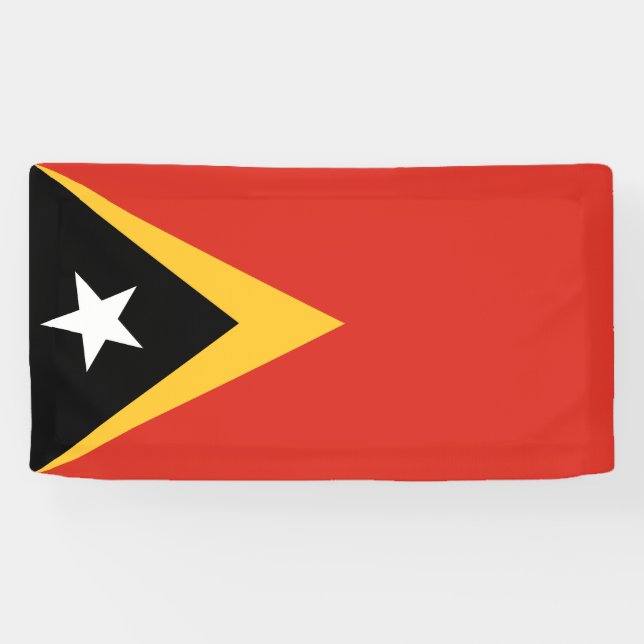 Banderoles Drapeau du Timor oriental (Horizontal)